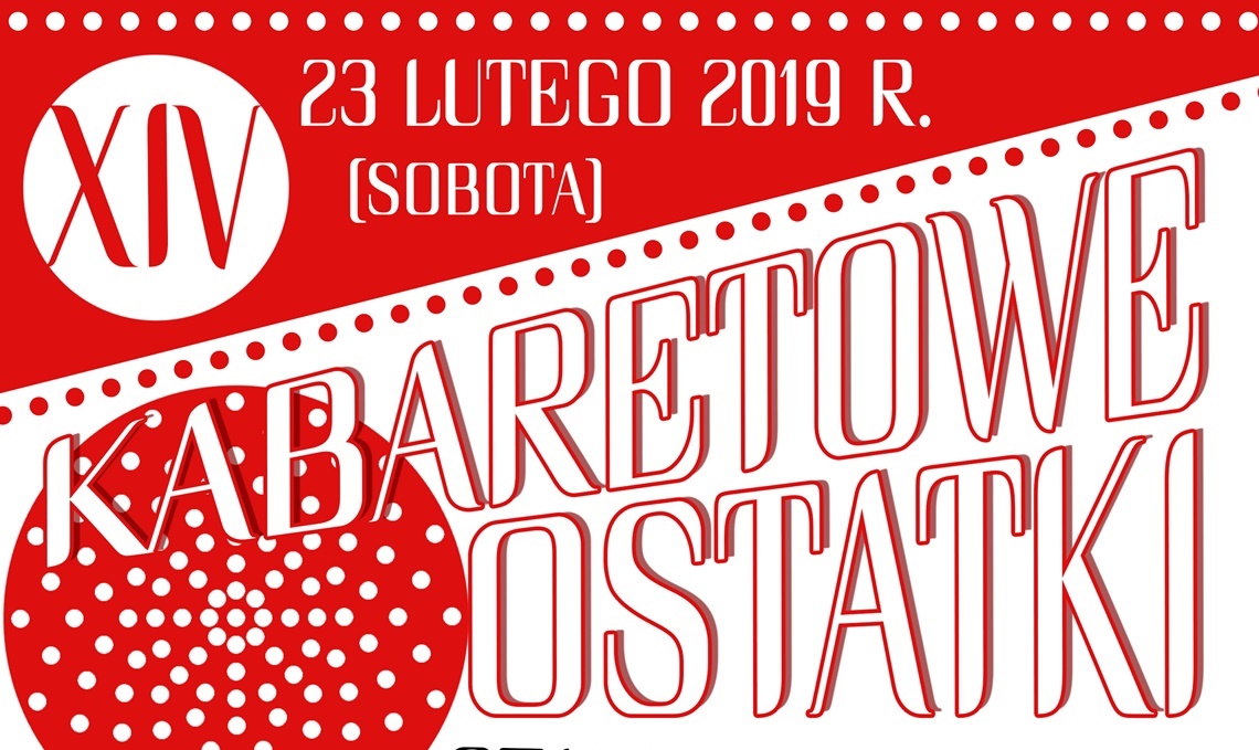 Kabaretowe Ostatki 2019 - zaproszenie