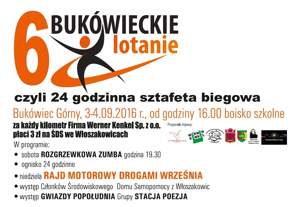 Bukówieckie Lotanie 2016 - zaproszenie