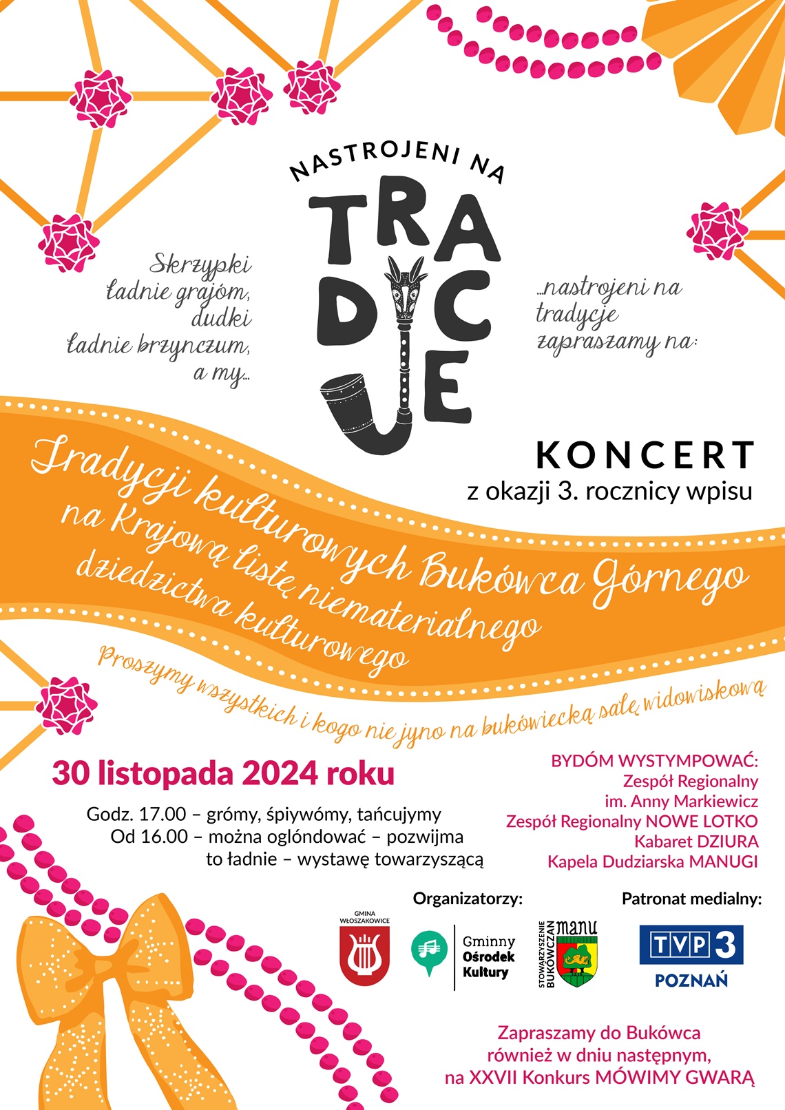 Koncert "Nastrojeni na tradycje" - zaproszenie