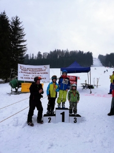 Bukówczanie na mistrzostwach Gminy W-CE w narciarstwie alpejskim-3